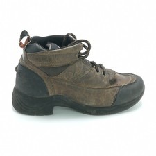 Ariat Shoes Boys Boots Terrain Brown Leather 4LR Technology Lace Up 13