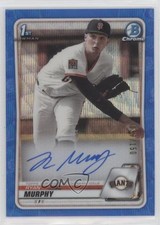 2020 Bowman Draft Chrome Picks Blue Wave Refractor 37/150 Ryan Murphy Auto 11sh