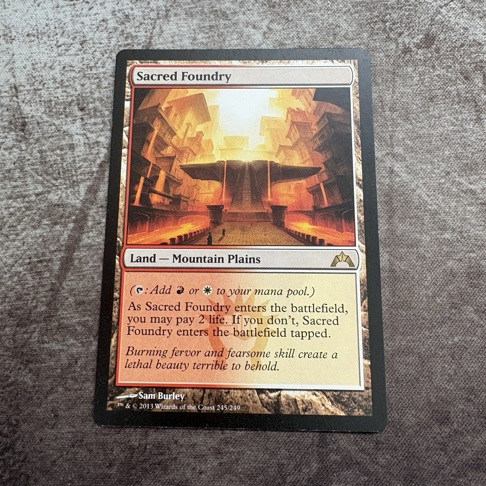 Sacred Foundry - Gatecrash - MTG Magic the Gathering - LP