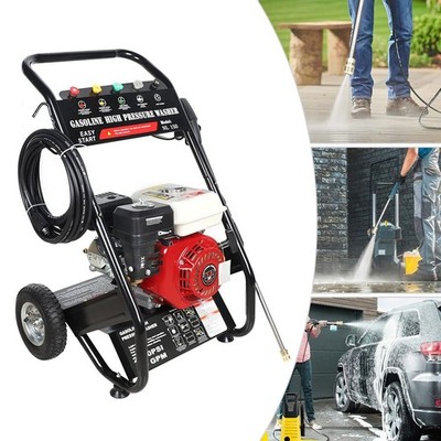 4Takt Benzin Hochdruckreiniger 6,5 PS High Power Jet mit Spritzpistole 3400 U/min