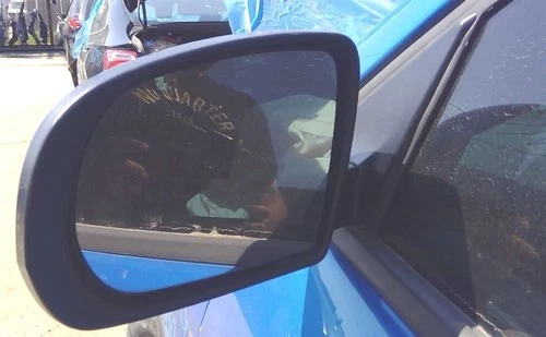 14 15 16 17 2018 19 20 21 Jeep Cherokee Driver LH Side View Mirror in PBJ Blue.