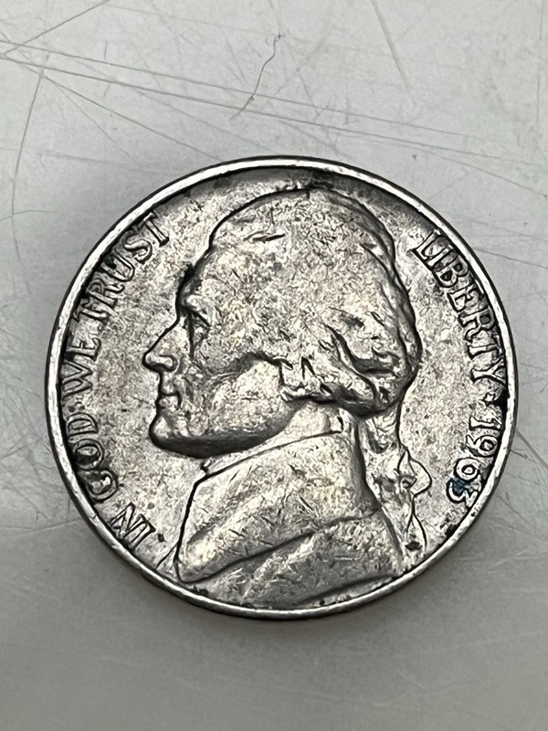 1963 D 5 Cent Coin #3
