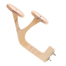 Bird Perch Stand: Parrot Wood Platform - Wooden Perch Toys Playground Cage for