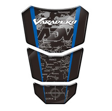 Honda Varadero XL 125 250 1000 Fuel Tank Pad Paint Protection Decal Black & Blue