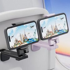 Travel Essentials Airplane Phone Holder, Universal Handsfree Phone Mount for Fly