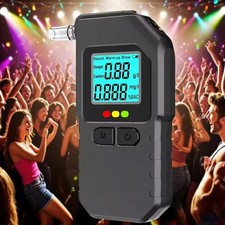 Portable Alcohol Tester LCD Display Breathalyzer for Drunk Driving Test Use