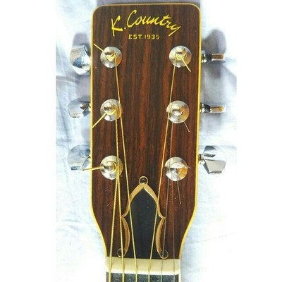 Acoustic Guitar K. Country D300 Natural Kasuga Gakki Nato Neck