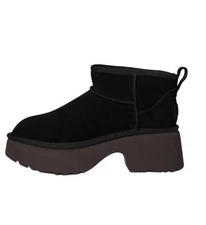 UGG Classic Ultra Mini New Heights Boots Womens 10 Fur Cozy Boho Whimsygoth