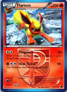 Flareon (Team Plasma) 12/116 Uncommon Plasma Freeze LP Pokemon TCG