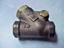 New Hammond IB949 Bronze Check Valve 300 SWP – 600 WOG 1/4" Thread Ends FREEUSSH