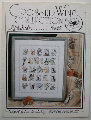 Alphabirds Lettering Birds Cross Stitch Craft Book Leaflet 25