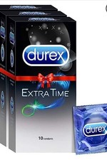 Durex Extra time condoms for men - 10 count pack of 3