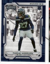2022 Panini Chronicles Playoff Tariq Woolen Rookie SP #PMR-39 Momentum