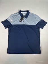 NWT Adidas Golf Polo Shirt Navy Size Large