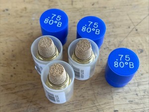 NEW LOT OF 3 DELAVAN DELAVISION 0.75 80° B OIL BURNER NOZZLES .75-80B Unused!