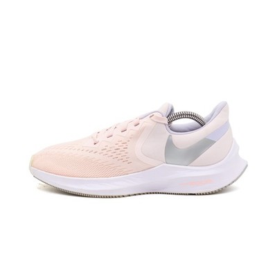 Nike Damen Pegasus 36 Sneaker rosa/weiß/silber Textil Zoom Laufschuhe EU 38