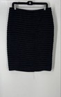 Rachel Roy Womens Black Zipper Knee Length Straight & Pencil Skirt Size 12 — photo 1