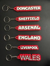 football team key chain /book bag/ back pack charm 3d