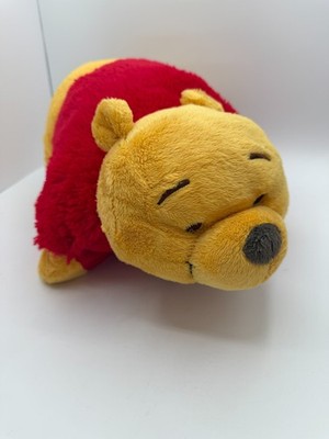 Pillow Pets Disney Winnie The Pooh Plush Toy 16'' 2021 Yellow Red Bear CJ Product