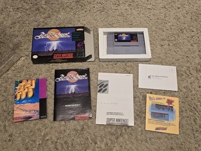 Super Nintendo SNES Act Raiser Complete In Box Mint Map Poster Authentic