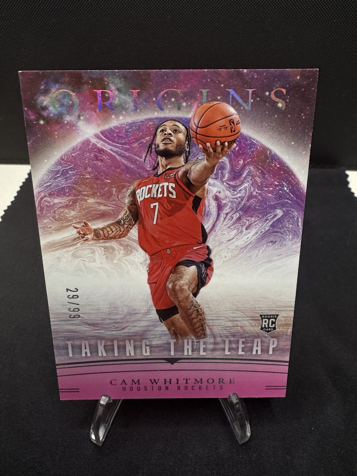 /99 Pink Holo Taking the Leap Cam Whitmore #3 Rookie 2023-24 Panini Origins RC