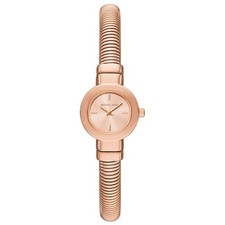 Michael Kors Women's Gramercy MK7528 Quartz Rose Gold Dial 21mm Steel Watch
