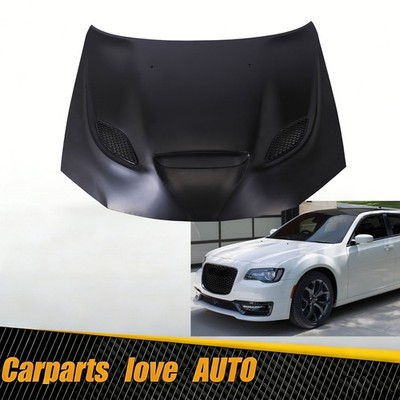 Fit For 2011-2023 Chrysler 300C 300 C Hellcat style ALUMINUM hood W/ 3 scoops