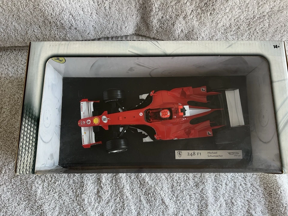 Hot Wheels 1:18 Ferrari 248 F1 Michael Schumacher 2006 J2980 – Sealed Box - Image 3 of 4