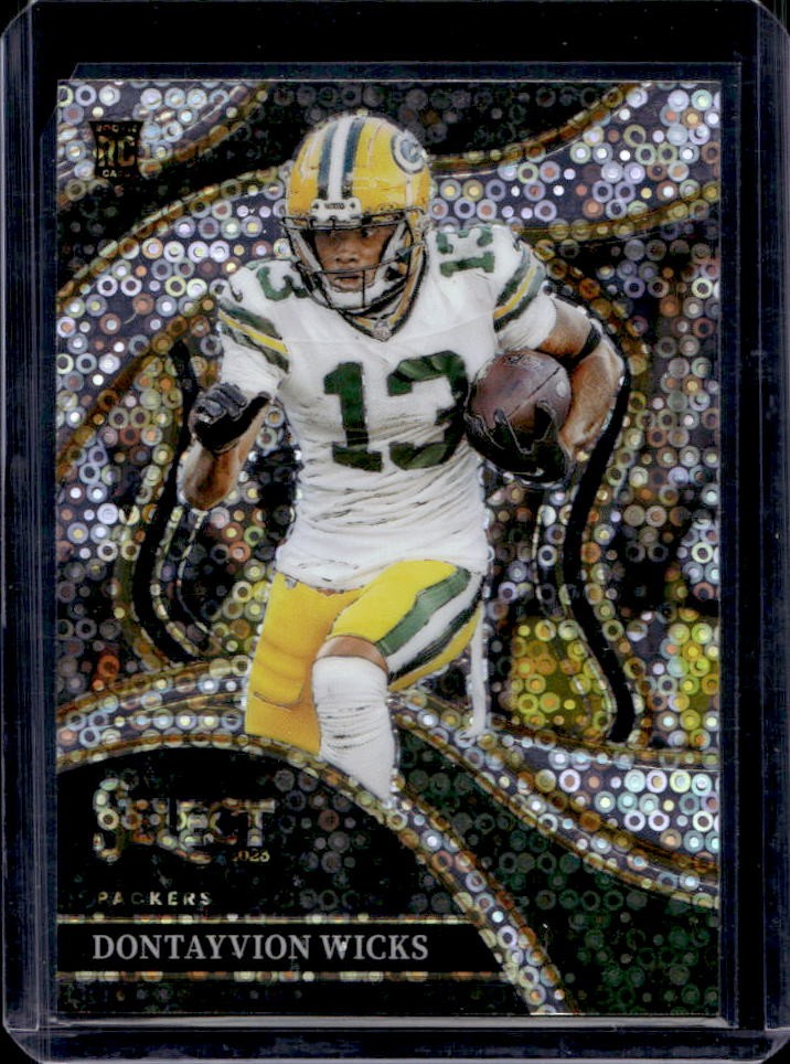 2023 Select Dontayvion Wicks Disco Prizms Rookie Club RC #271 Packers