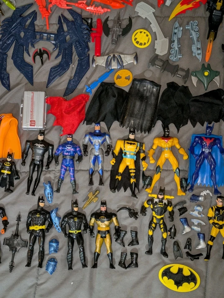Lote de 100+ figuras de Batman de DC Comics de colección Kenner Mattel Joker enorme lote Foto 4 de 4