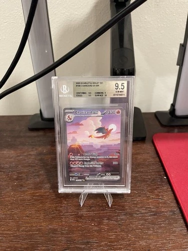 Pokémon Charizard ex Special Illustration Rare Holo SV151 199/165 Beckett 9.5