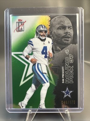 2025 Topps Signature Class Chrome Lime Green Refractor Dak Prescott /175 #15 C68