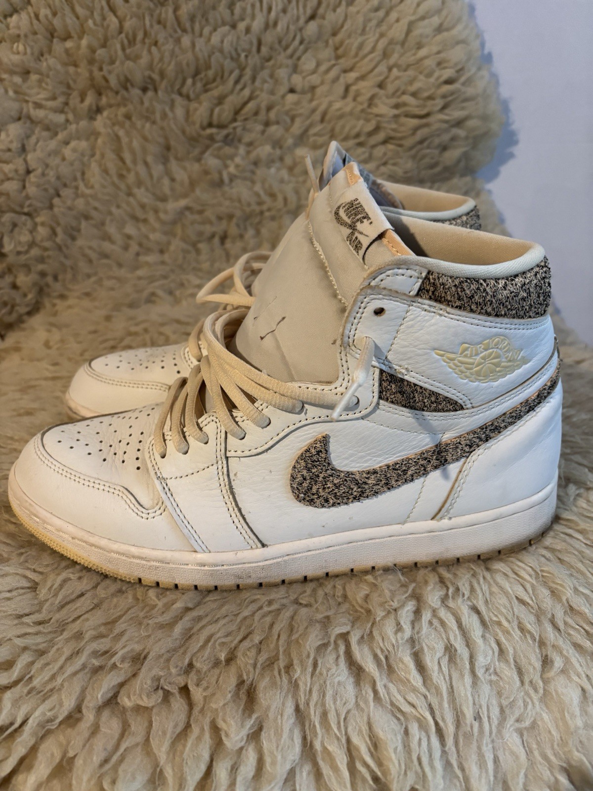 Nike Men’s 10 Air Jordan 1 Retro High OG Craft Vibrations Of Naija FD8631-100 thumbnail 2