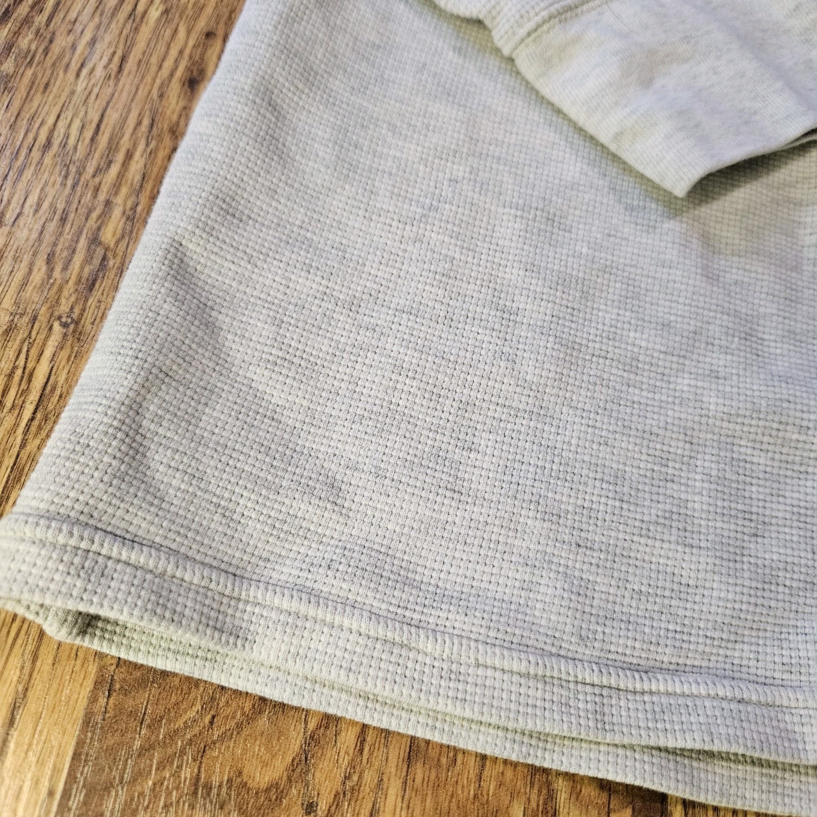 Polo Ralph Lauren maglia waffle camicia termica uomo XL bianca manica lunga logo pony