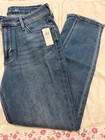 Old Navy  Super-Skinny High Rise Dark Blue Denim Jeans with Pockets Button Zip — photo 4