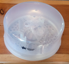 Tommee Tippee MicroSteam Microwave Sterilizer Baby Bottle Cleaner Fits 4 Bottles