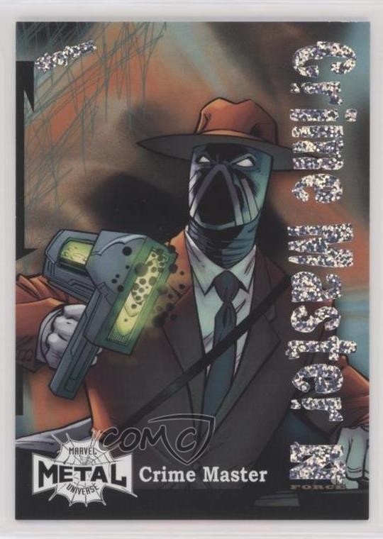2022 Marvel Metal Universe Spider-Man Z-Force Rave /100 Crime Master #Z-8 18fz