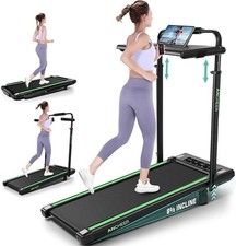 2.5HP Under Desk Treadmill, 7.5MPH Electric Walking Pad Treadmill with 8 Incline