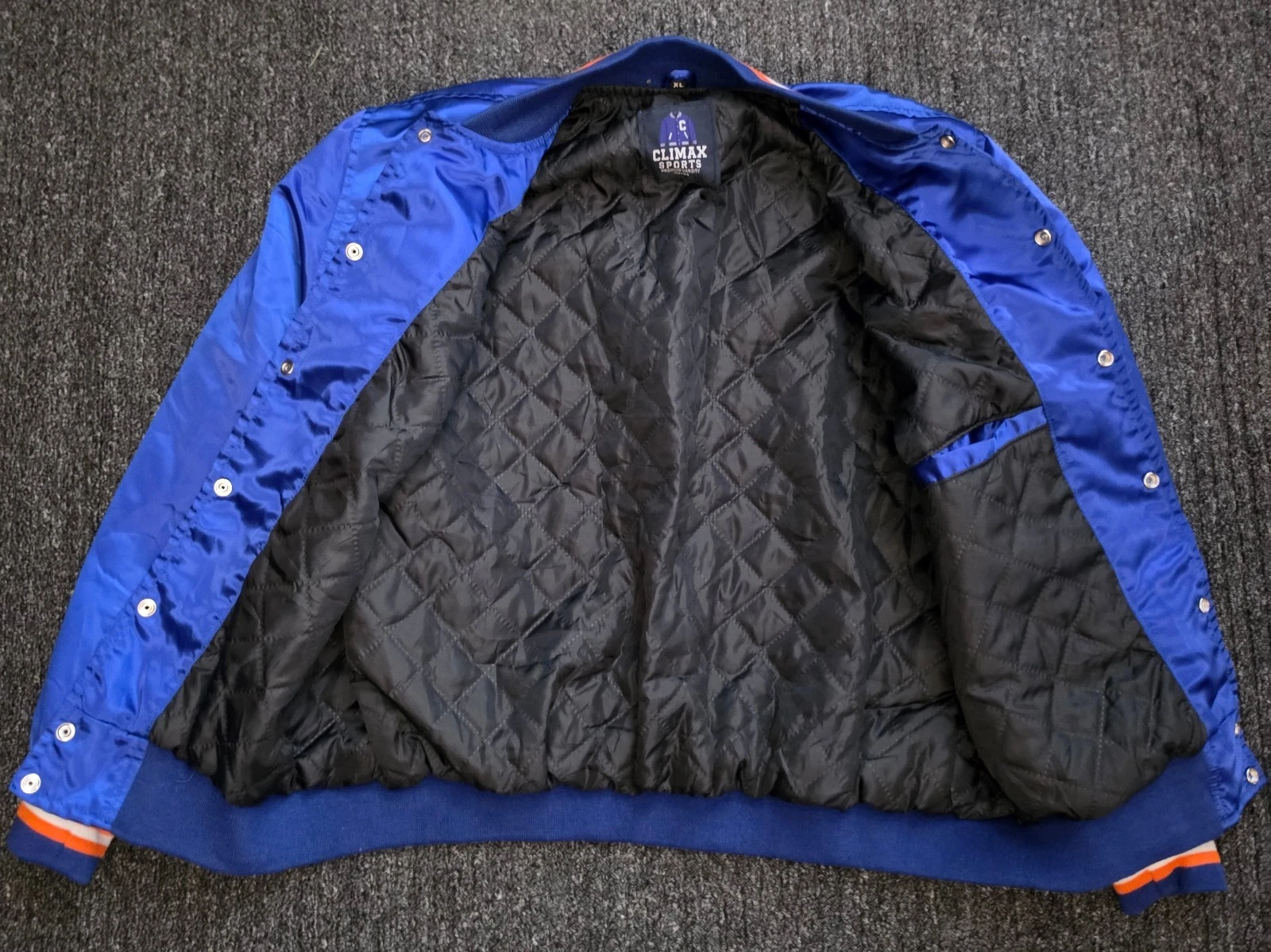 New York 90's Satin Starter Jacket - Men's XL - product detail image 3