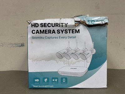 【H.265+Mini DVR】 SOVMIKU Home Security Camera Outdoor Indoor,8CH Wireless System