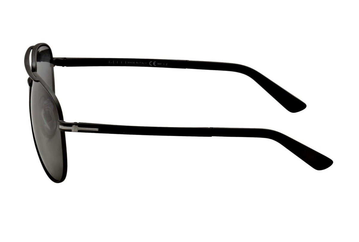 New GUCCI GG2269/S 003RA 61mm Black Polarized Aviator
