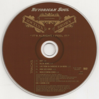 NUYORICAN SOUL JOCELYN BROWN 12㌅ Nuyorican Soul Featuring Jocelyn Brown – I Am The Black Gold