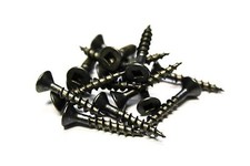 (500) 8x1 Square Flat Head Wood Screws (Plain and Lubed)