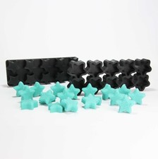 Mini Star x10 Bath Bomb Mold, DIY original Bath Bombs Set 3D Printed Kit