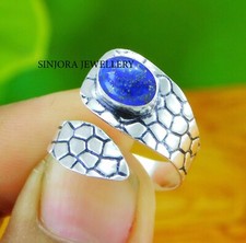 Lapis Lazuli Gemstone 925 sterling silver handmade Gift Ring US size 5 to 13