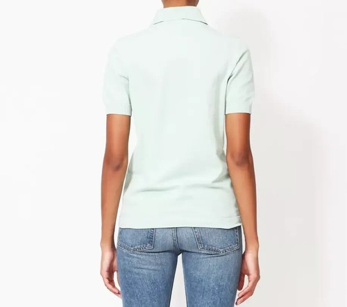 Parche mecánico polo tejido algodón MIU MIU pequeño verde menta apliques 2018 - Imagen 2 de 17