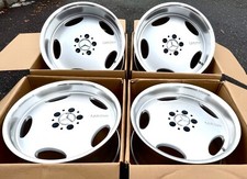 Mercedes Deep Dish Monoblock 19 Inch Rims Wheels Set4 Fits 140 S500 S420 S Amg