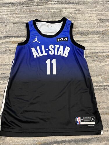 Trae Young 2023 All-Star Jersey Black Blue Size 48 Large L NWOT Retail $120 - Picture 1 of 5