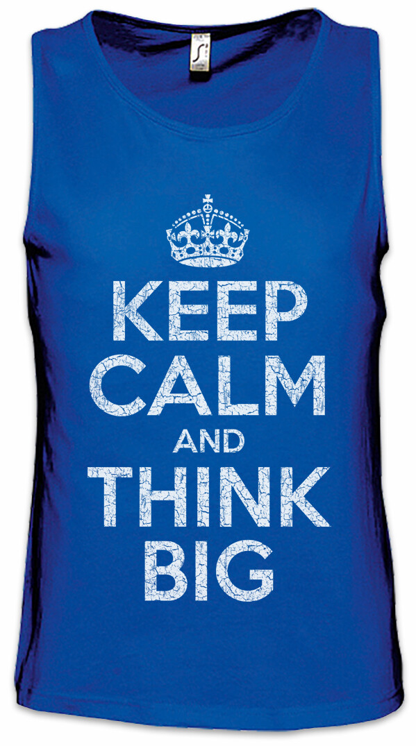 ALTRA Mantenere la calma e pensare in grande uomo canotta operaio pompa palestra fitness allenatore