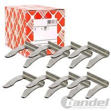 8x FEBI BILSTEIN HALTER HALTEKLAMMER KLAMMER BREMSSCHLAUCH für VW GOLF 3-7 BORA